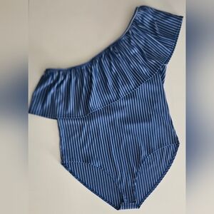 Mark By Avon Pinstriped Bodysuit